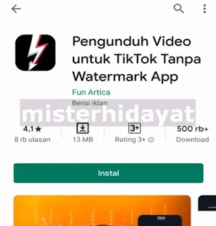 Cara Download Video Tiktok Tanpa Tulisan Watermark Mudah