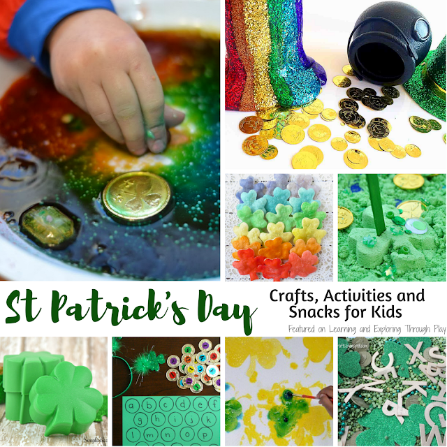 St Patricks Day for Kids. Crafts, Activities and Snacks for St Patricks Day.