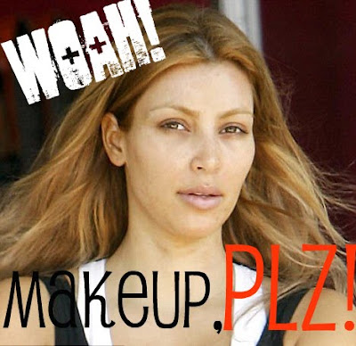 kim kardashian without makeup and weave. Kim+kardashian+without+