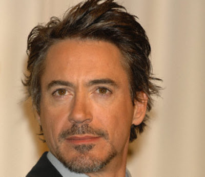 ROBERT DOWNEY COOL HAIRCUT