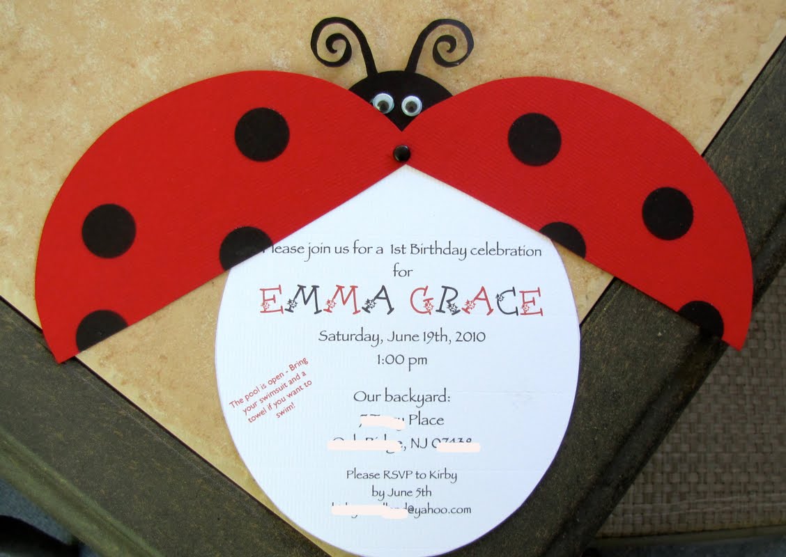 Ladybug Invitation Template 9