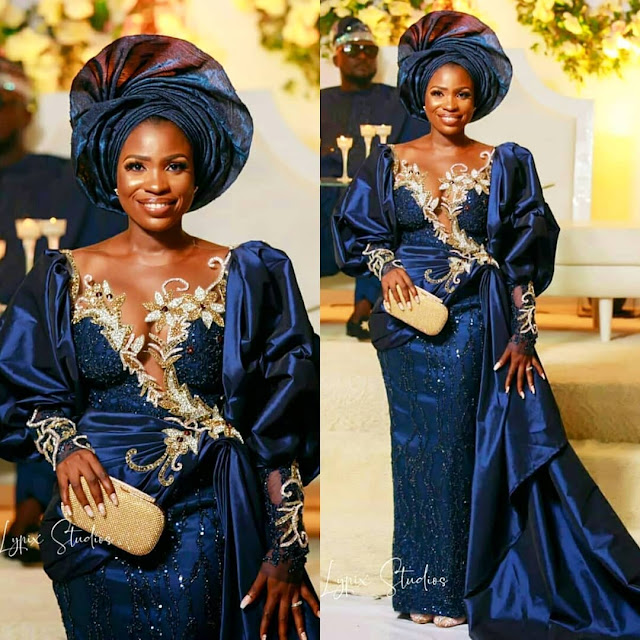 Latest Lovely Asoebi Gown Styles