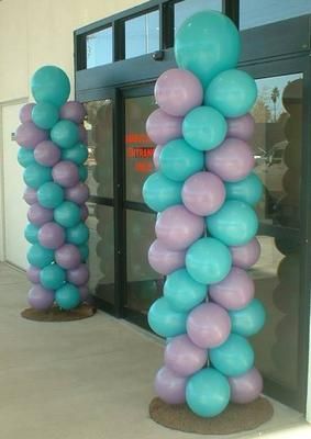 balloon columns tutorial for parties