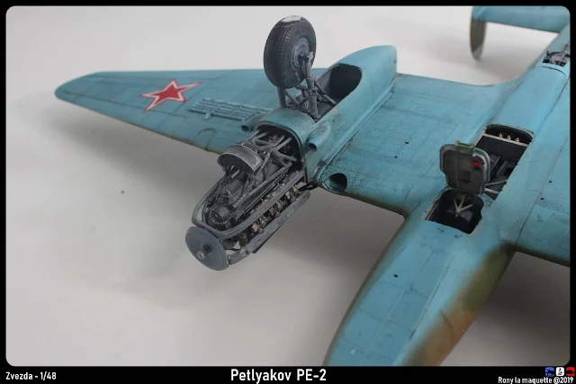 Le moteur du Petlyakov Pe-2 de Zvezda au 1/48