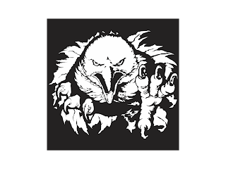 Logo Eagle Black And White Vector Cdr & Png HD