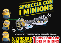 Spuntì "Sfreccia con I Minions" : vinci 92 Hoverboard dei Minions