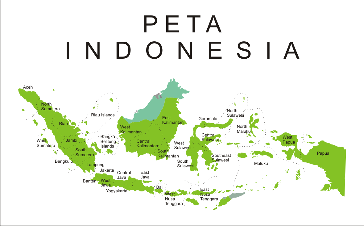 Peta Indonesia terbaru 2015, peta buta dan peta lengkap 