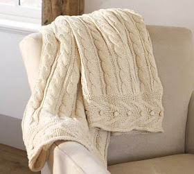 knit throw blanket