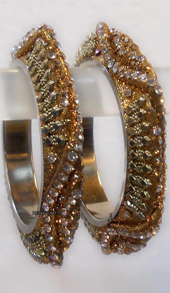 Glittering Diamante Occasion Weeding Bangles