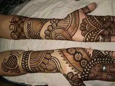 Bridal Mehndi Designs for Full Hands