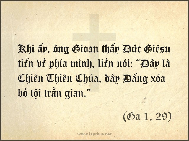 Ðây là Chiên Thiên Chúa, đây Ðấng xóa bỏ tội trần gian (15.01.2023 – Chúa Nhật 2 TN, Năm A)