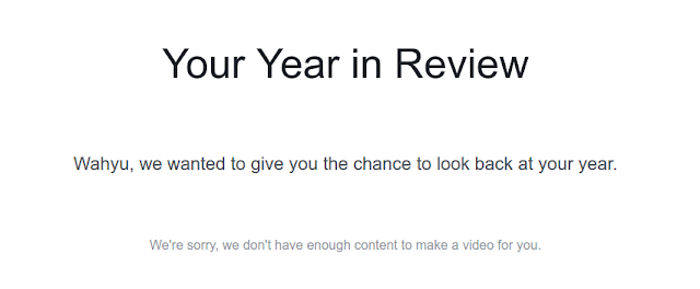 Year in Review error