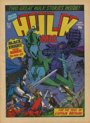 Hulk Comic #22, the Black Knight