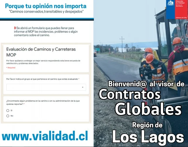 Dirección de Vialidad implementa Visor de Contratos Globales