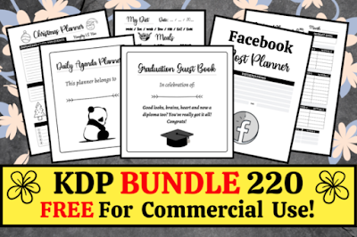 KDP Bundle Pack 220 Templates + Extras