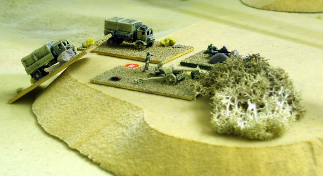 German Flanking Force Anti Tank Gun and MG deployed