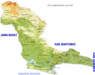 Gambar Peta Kabupaten Cilacap Versi Cetak Lengkap Gambar 