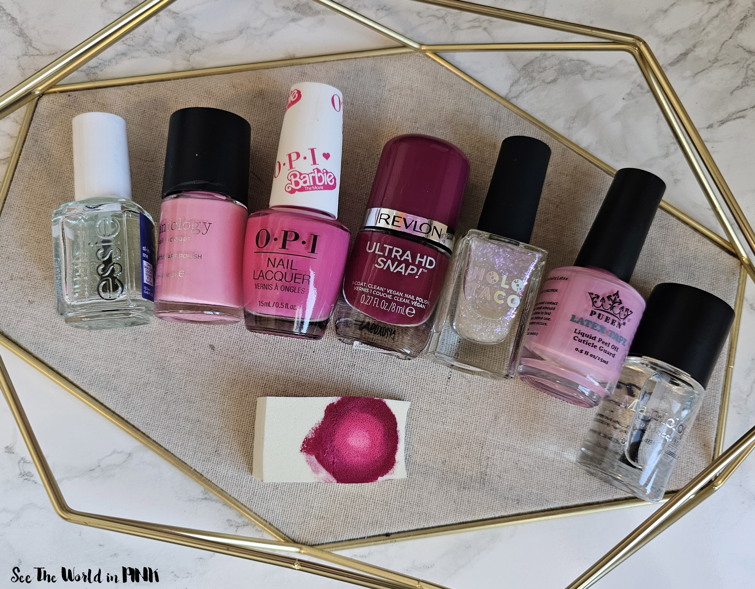 Manicure Monday - Pink Aura Nails