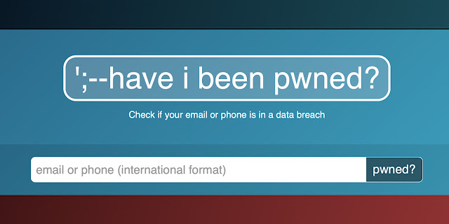 Haveibeenpwned - check it now