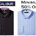 Excalibur Shirt at Minimum 50% Off From Rs. 299 + Free Shipping For Prime