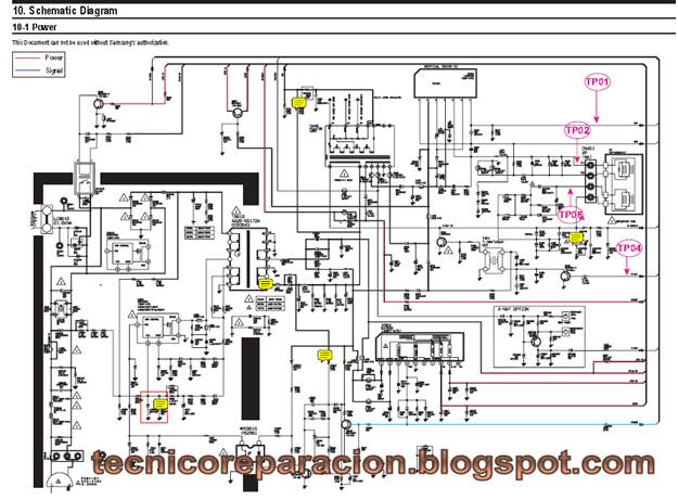 KS9C CL-21M40MQ Diagrama Tv Samsung  Reparación Técnica