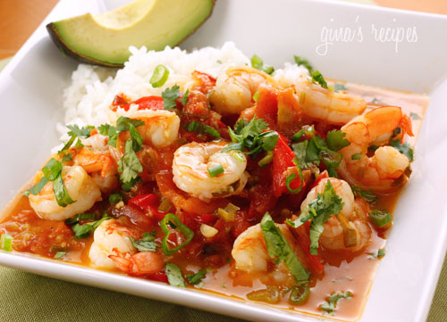 A quick shrimp stew cooked in a tomato coconut broth with a hint of lime and cilantro. Simple enough to make for a weekday dinner yet sophisticated enough to serve to company. Serve with a little brown basmati rice to soak up the broth.