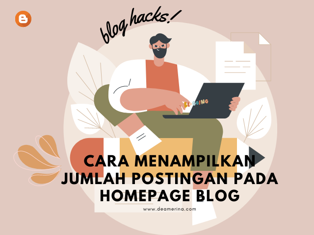 cara emnampilkan jumlah postingan homepage blog