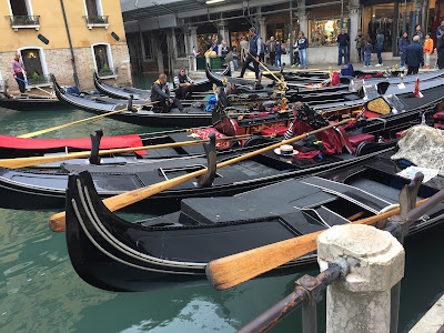 Gondola rides in Venice