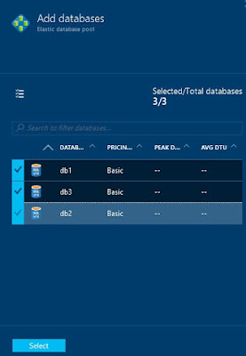 Añadir Bases de Datos elásticas Azure