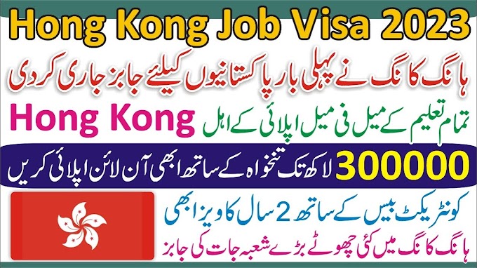 Hong Kong Employment Visa for Pakistani - Hong Kong Work Visa Application Form