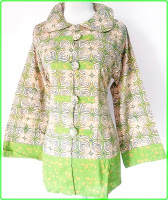 model baju batik hijau