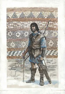 Exposición retrospectiva de Grzegorz Rosinski, creador de Thorgal, en la galería Daniel Maghen.