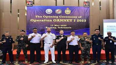 Bakamla RI Buka Operasi Gannet Ke-7 Bersama ABF dan KKP