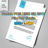 Unduh Pos Usm Sd 2017 File Pdf Gratis Isu Guru Pedia