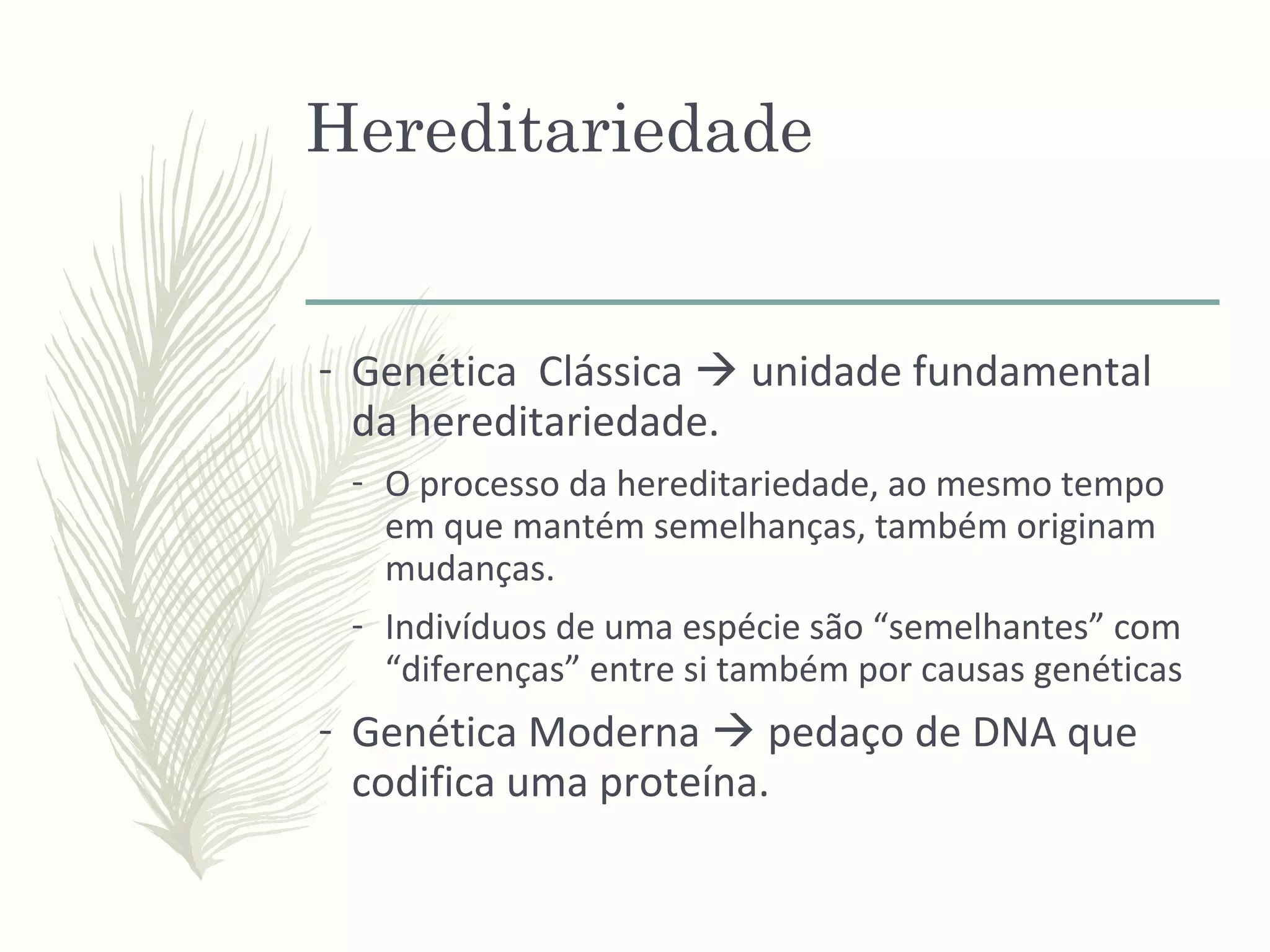 Introdução a genética