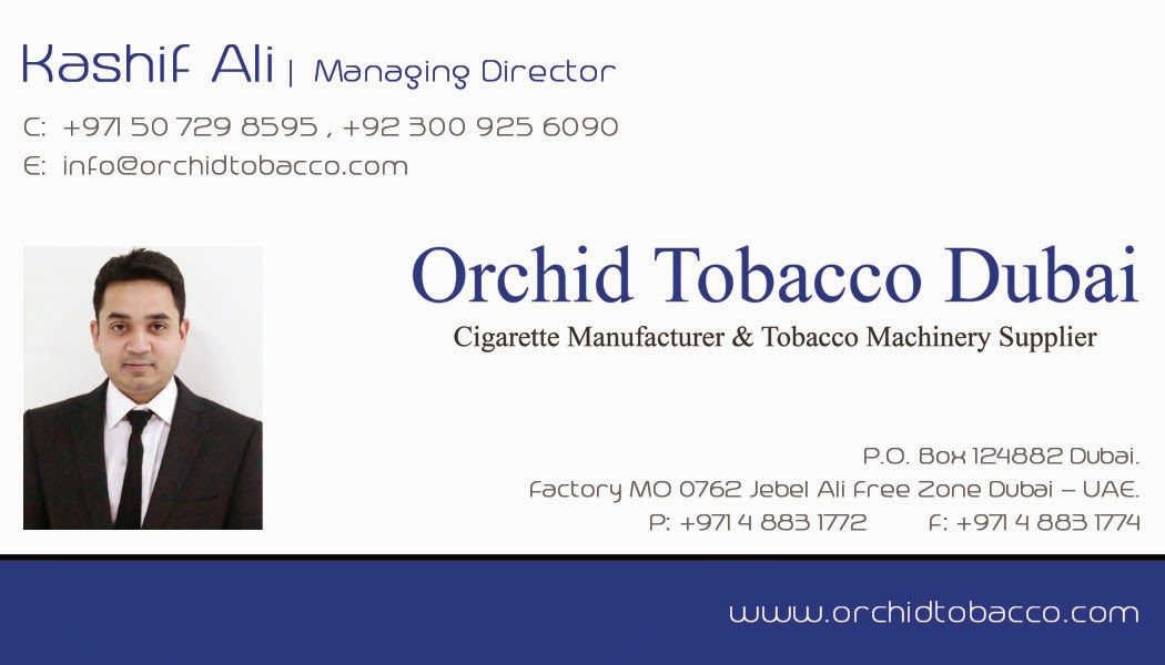 Orchid Tobacco is a Cigarette Manufacturing Company. Orchid Tobacco Dubai Manufactures 84mm-Cigarettes, 100mm-Cigarettes, Slims-Cigarettes, Super-Slims-Cigarettes, Nano-Cigarettes, Soft-Pack-Cigarettes, King-Size-Filtered-Cigarettes, Flavored-Cigarettes, Virginia-Cigarettes. Orchid Tobacco Dubai exports these tobacco-products to Ukraine, Russia, Bulgaria, Poland, Holland, Germany, Canada, U.S.A., U.K., South Africa, North America, South America, Armenia, Romania, Turkey Regions.