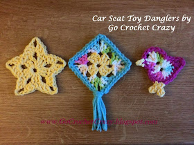 Car Seat Toy Motifs by Go Crochet Crazy