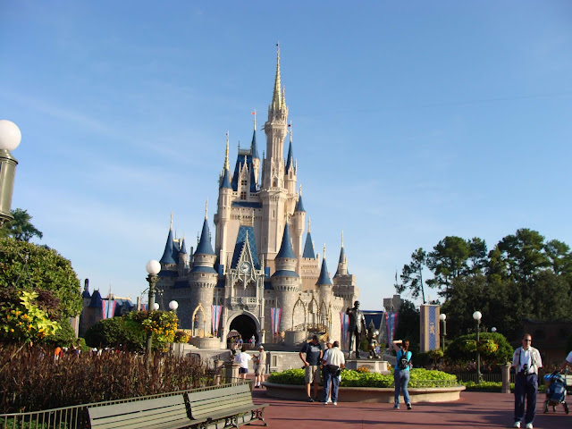 Cinderella Castle From the Hub Magic Kingdom Walt Disney World