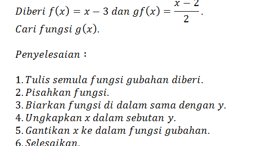 Contoh Soalan Add Math Fungsi - Download 49K