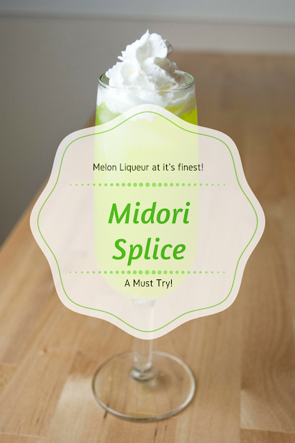 Midori Splice is a fantastic cocktail with melon liqueur, coconut rum and pineapple juice.