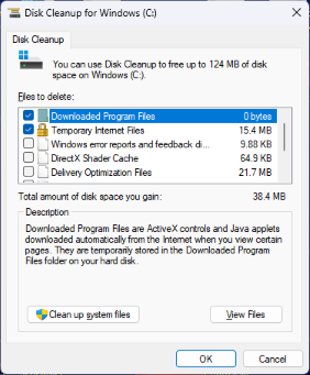 Windows Disk Cleanup