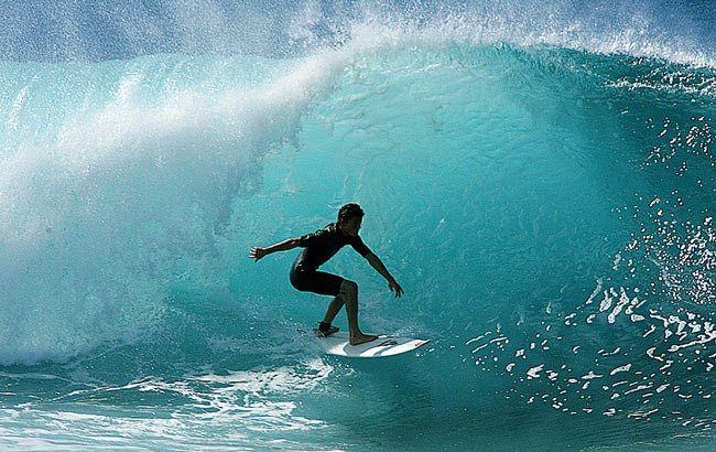 Awesome Ocean Wave Surfing