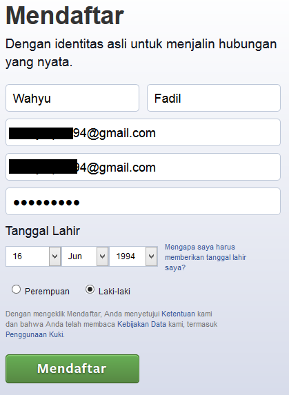 Cara Buat Akun Facebook Terbaru 2016 dengan Mudah