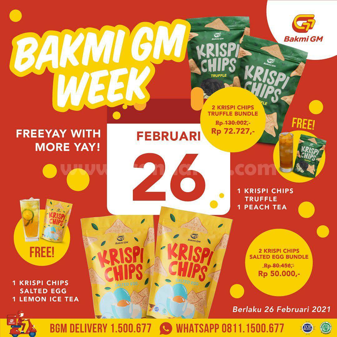 Promo BAKMI GM WEEK – DISKON SPESIAL Selama SEMINGGU!