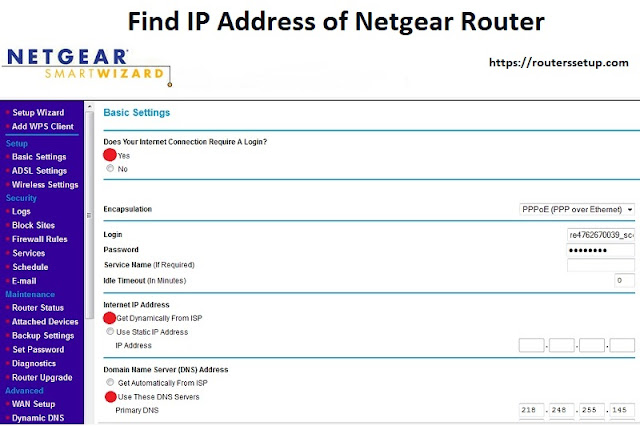 Find IP address of Netgear Router