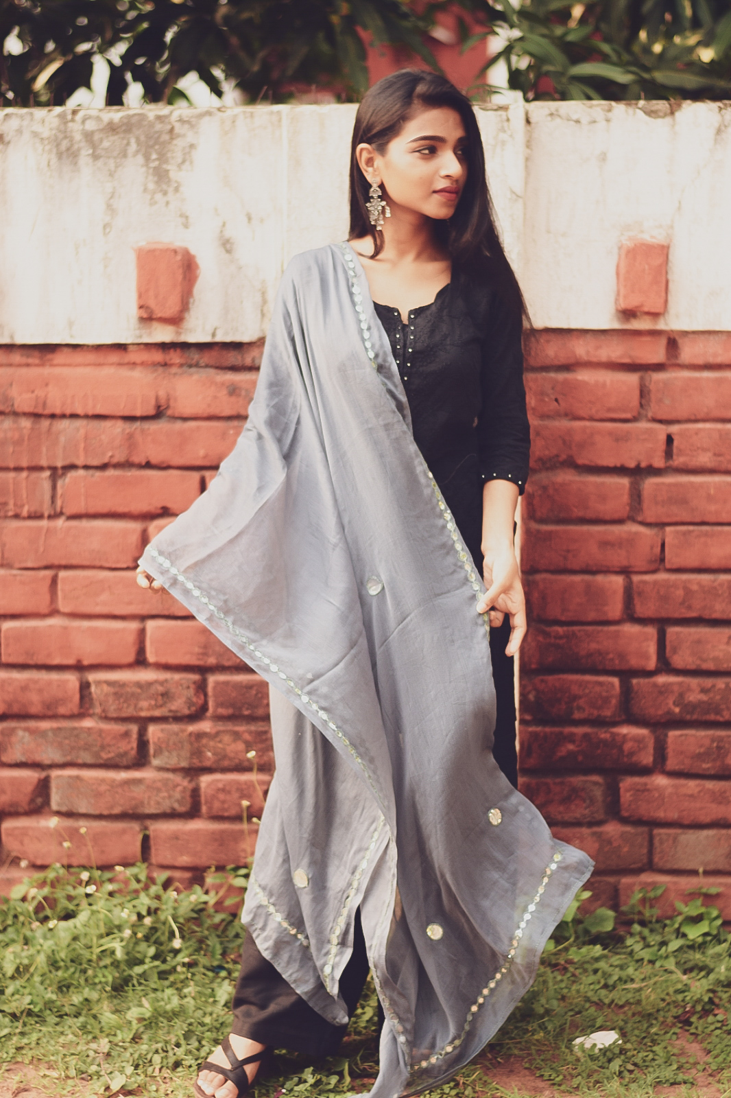 Buy Jaipur Kurti Grey & Pink Printed Salwar Suit With Dupatta - Kurta Sets  for Women 1649859 | Myntra