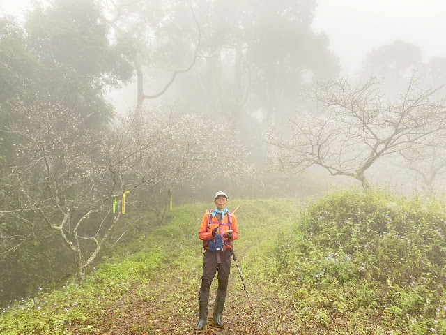 往玉穗山--登山口