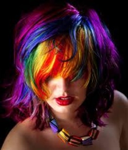 rainbow hair