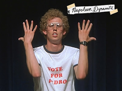 Vibrations from a Satellite Mind.: Napoleon Dynamite (2004).