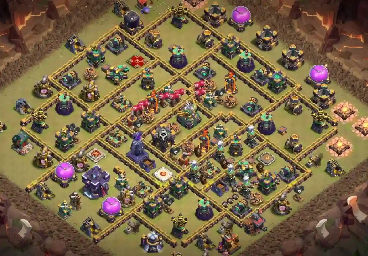 TH15 War Base Link Anti Air